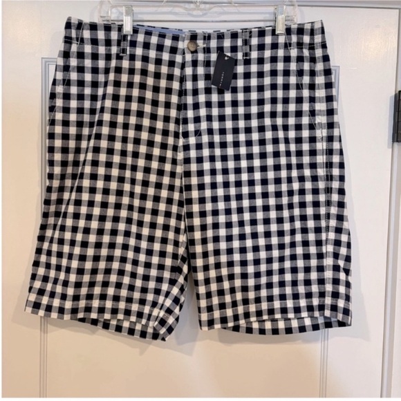 Tommy Hilfiger Other - Tommy Hilfiger NEW Gingham Shorts Mens Large blue white pockets 34” waist preppy